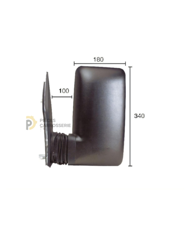 Rétroviseur droit chauffant IVECO DAILY III 1999-2006, manuel