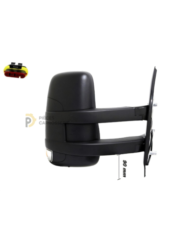 Rétroviseur droit manuel + feu IVECO DAILY VI (2014-2019)