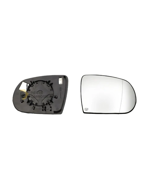 Glace rétroviseur droit chauffant JEEP COMPASS II grand angle