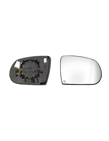 Glace rétroviseur droit chauffant JEEP COMPASS II grand angle