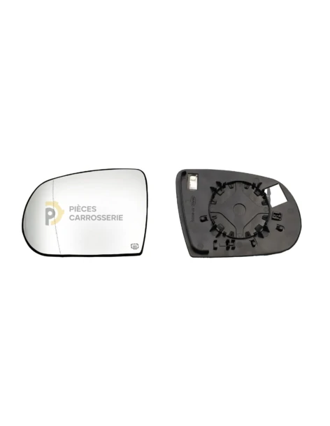 Glace rétroviseur gauche chauffant JEEP COMPASS II grand angle