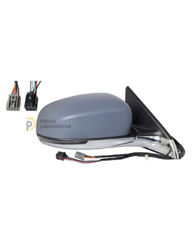 Rétroviseur droit électrique chauffant Jeep Compass II à peindre
