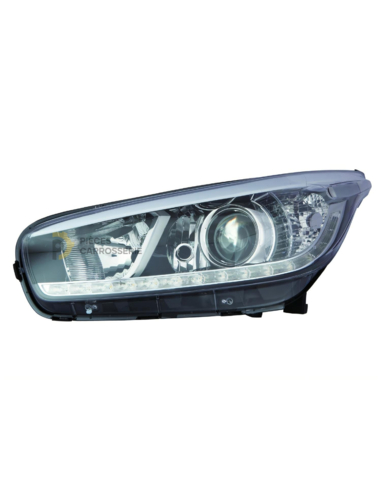 Phare électrique gauche noir H7 LED pour KIA CEED II 2012-2015