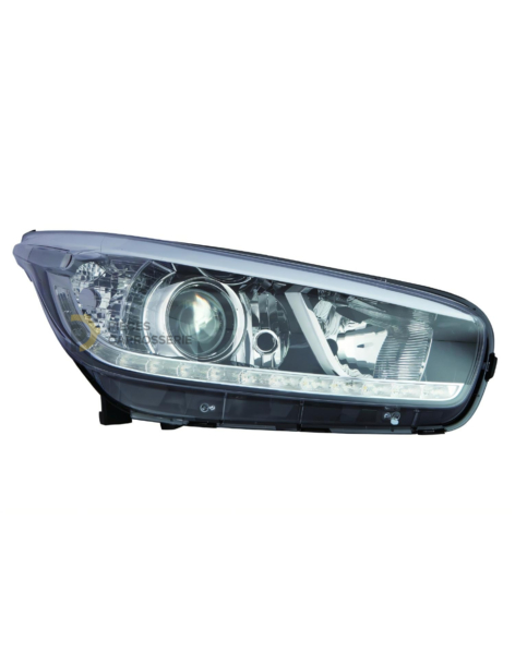 Phare électrique noir H7 pour KIA CEED II droit LED