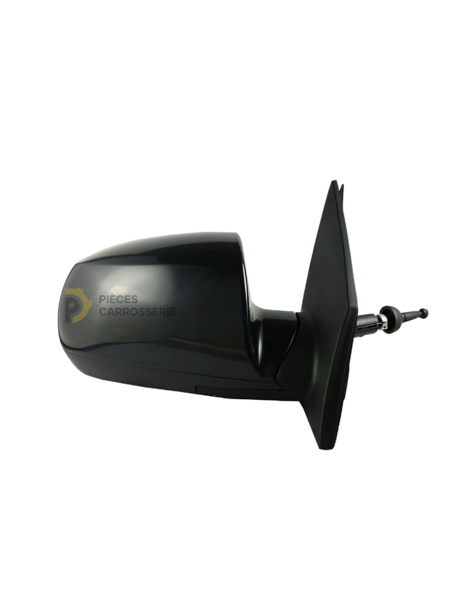 Rétroviseur droit mécanique KIA RIO II | Coque noire, réglable