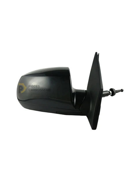 Rétroviseur droit mécanique KIA RIO II | Coque noire, réglable