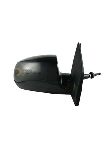 Rétroviseur droit mécanique KIA RIO II | Coque noire, réglable