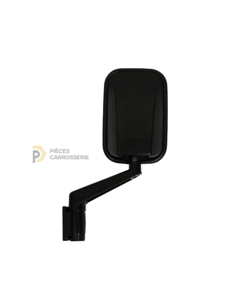 Rétroviseur manuel noir pour Land Rover Defender II - Bras court