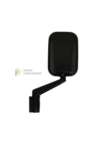 Rétroviseur manuel noir pour Land Rover Defender II - Bras court