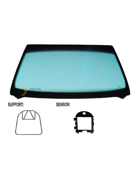 Pare-brise teinté vert athermique Mazda 3 III 11/13-10/16