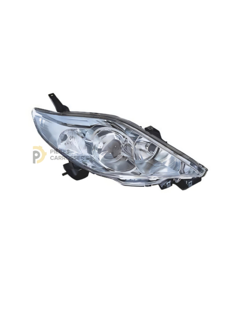 Phare droit H7+HB3 chromé pour MAZDA 5 (02/2005-12/2007)
