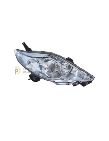 Phare droit H7+HB3 chromé pour MAZDA 5 (02/2005-12/2007)