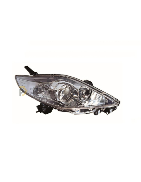 Phare gauche H7+HB3 Noir pour MAZDA 5 (02/2005-12/2007)