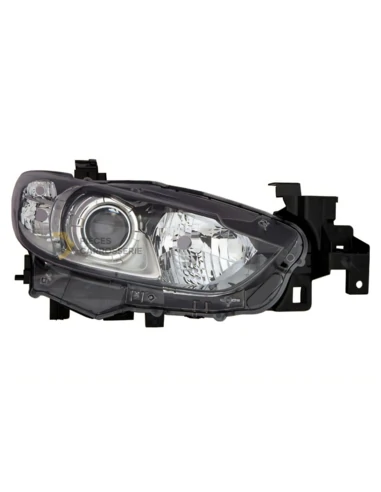 Phare électrique droit noir H11 + H15 pour MAZDA 6 III