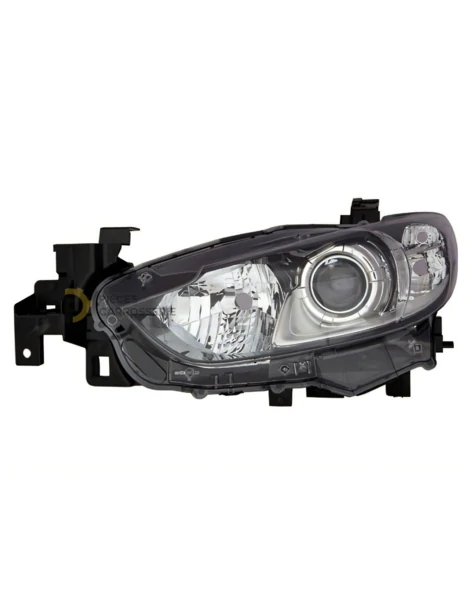 Phare électrique gauche noir H11 + H15 pour MAZDA 6 III