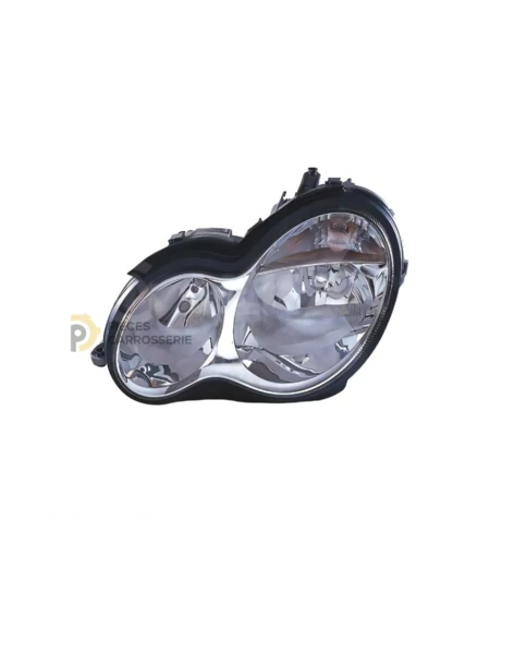 Phare gauche H7+H7 pour Mercedes Classe C W203 04/06