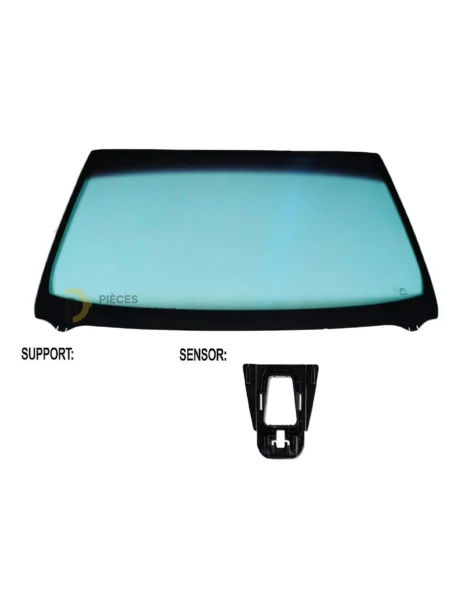 Pare-brise teinté vert avec capteur pour MERCEDES CLASSE E
