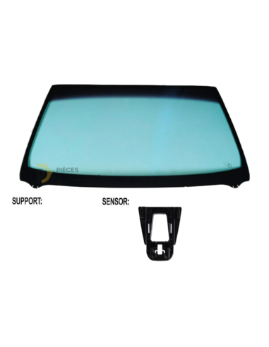 Pare-brise teinté vert avec capteur pour MERCEDES CLASSE E