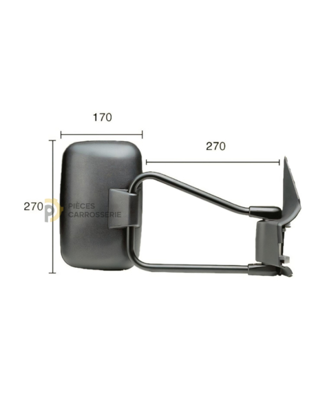 Rétroviseur droit manuel MERCEDES SPRINTER - Compatible W900