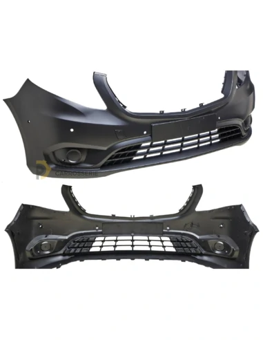 Pare-chocs avant à peindre MERCEDES VITO avec 6 capteurs