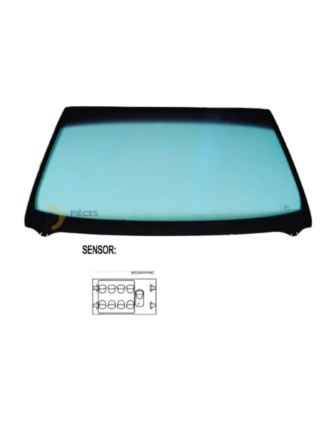 Pare-brise teinté vert athermique + capteur pour MINI COUNTRYMAN