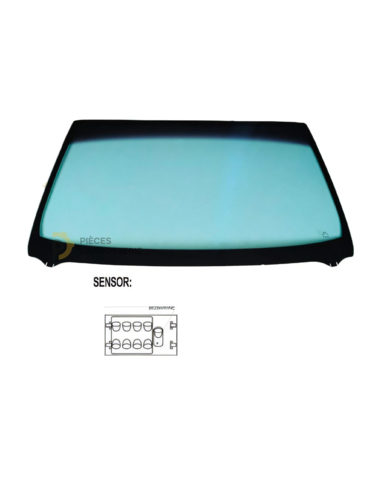 Pare-brise teinté vert athermique + capteur pour MINI COUNTRYMAN