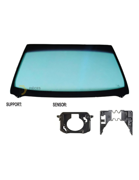 Pare-brise teinté vert avec capteur et caméra pour MINI III