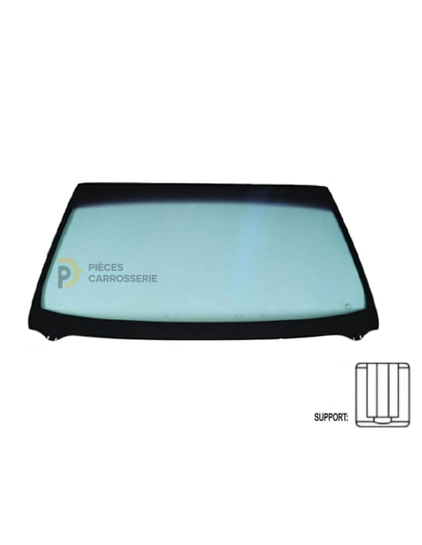 Pare-brise teinté vert NISSAN JUKE I contrôle solaire 10/10-05/14