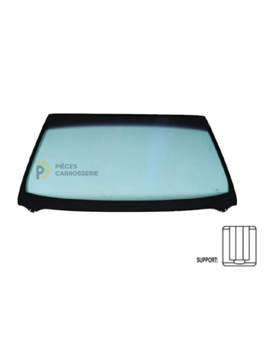 Pare-brise teinté vert NISSAN JUKE I contrôle solaire 10/10-05/14