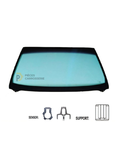 Pare-brise teinté vert acoustique NISSAN MICRA K14 2017+