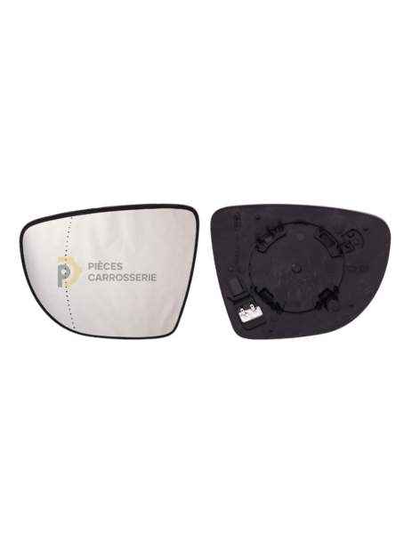 Glace rétroviseur chauffant gauche NISSAN MICRA K14 - Grand angle