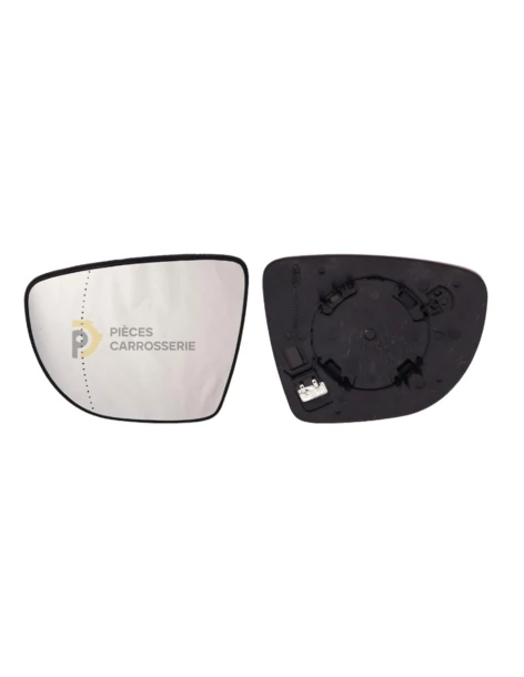 Glace rétroviseur chauffant gauche NISSAN MICRA K14 - Grand angle