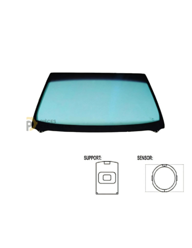 Pare-brise teinté vert NISSAN NOTE E11 avec capteur de pluie