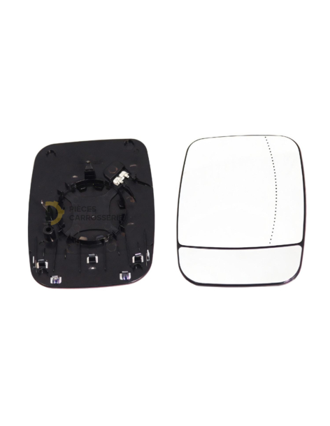 Glace rétroviseur droit chauffant NISSAN NV300 | Grand angle