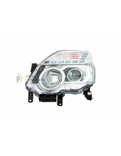 Phare électrique noir gauche H1 H11 compatible Nissan X-Trail