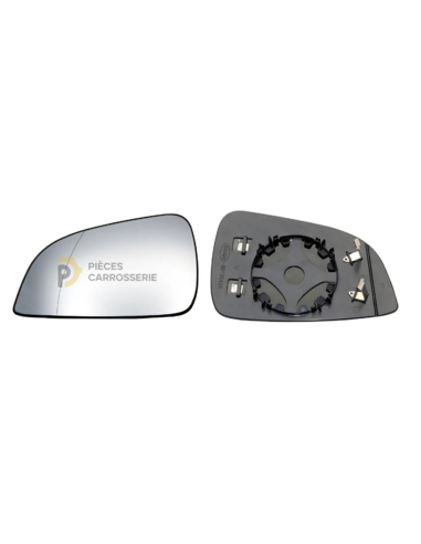 Glace rétroviseur gauche chauffant OPEL ASTRA H 3/5 portes