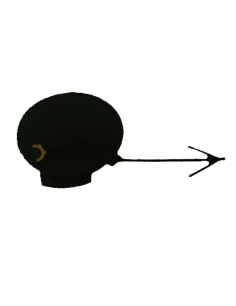 Cache crochet pare-chocs avant OPEL CORSA D 2006-2010