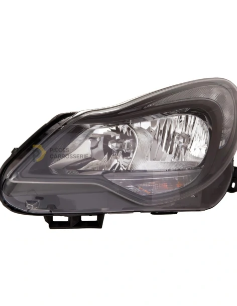 Phare gauche H1 + H7 Noir pour OPEL CORSA D (2011-2014)
