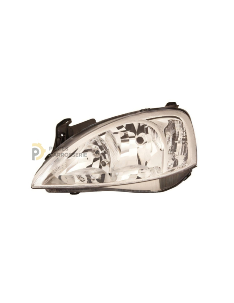 Phare gauche H1+H7 pour OPEL CORSA C (08/03-08/06)