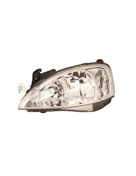 Phare gauche H1+H7 pour OPEL CORSA C (08/03-08/06)