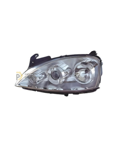 Phare gauche H7+H7 Zkw pour OPEL CORSA C (08/03-08/06)