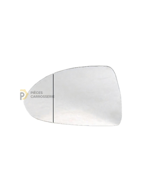 Glace rétroviseur droit chauffant OPEL CORSA - Grand angle
