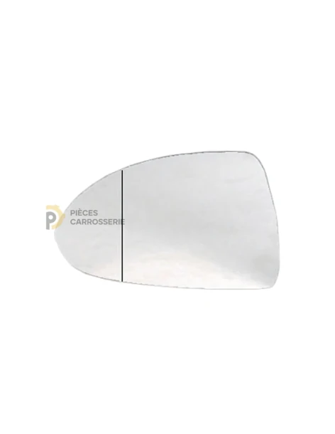 Glace rétroviseur droit chauffant OPEL CORSA - Grand angle