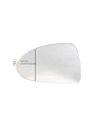 Glace rétroviseur droit chauffant OPEL CORSA - Grand angle