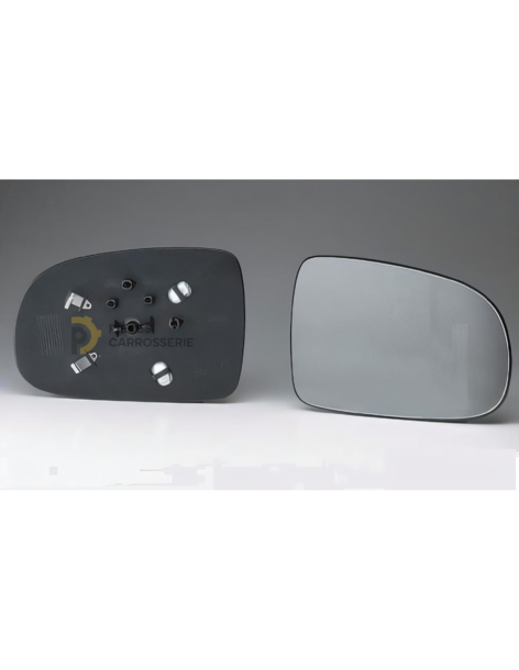 Glace rétroviseur OPEL CORSA droit avec support à clipser