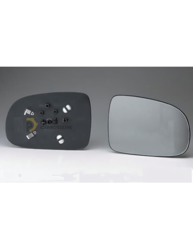 Glace rétroviseur OPEL CORSA droit avec support à clipser