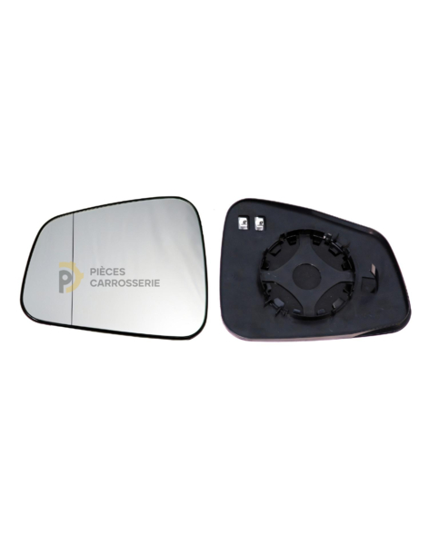 Glace rétroviseur gauche chauffante OPEL MOKKA asphérique