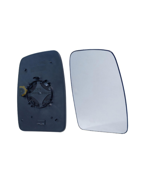 Glace supérieure chauffante pour rétroviseur OPEL MOVANO Droit