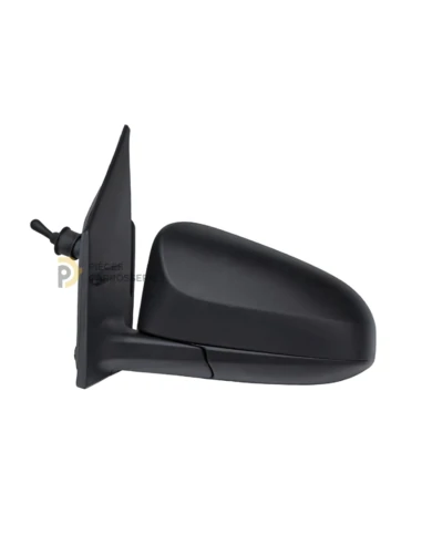 Rétroviseur gauche mécanique PEUGEOT 108 - Coque noire, convexes