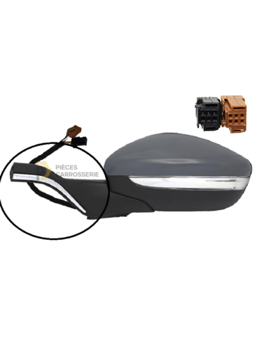 Rétroviseur gauche électrique chauffant rabattable PEUGEOT 2008